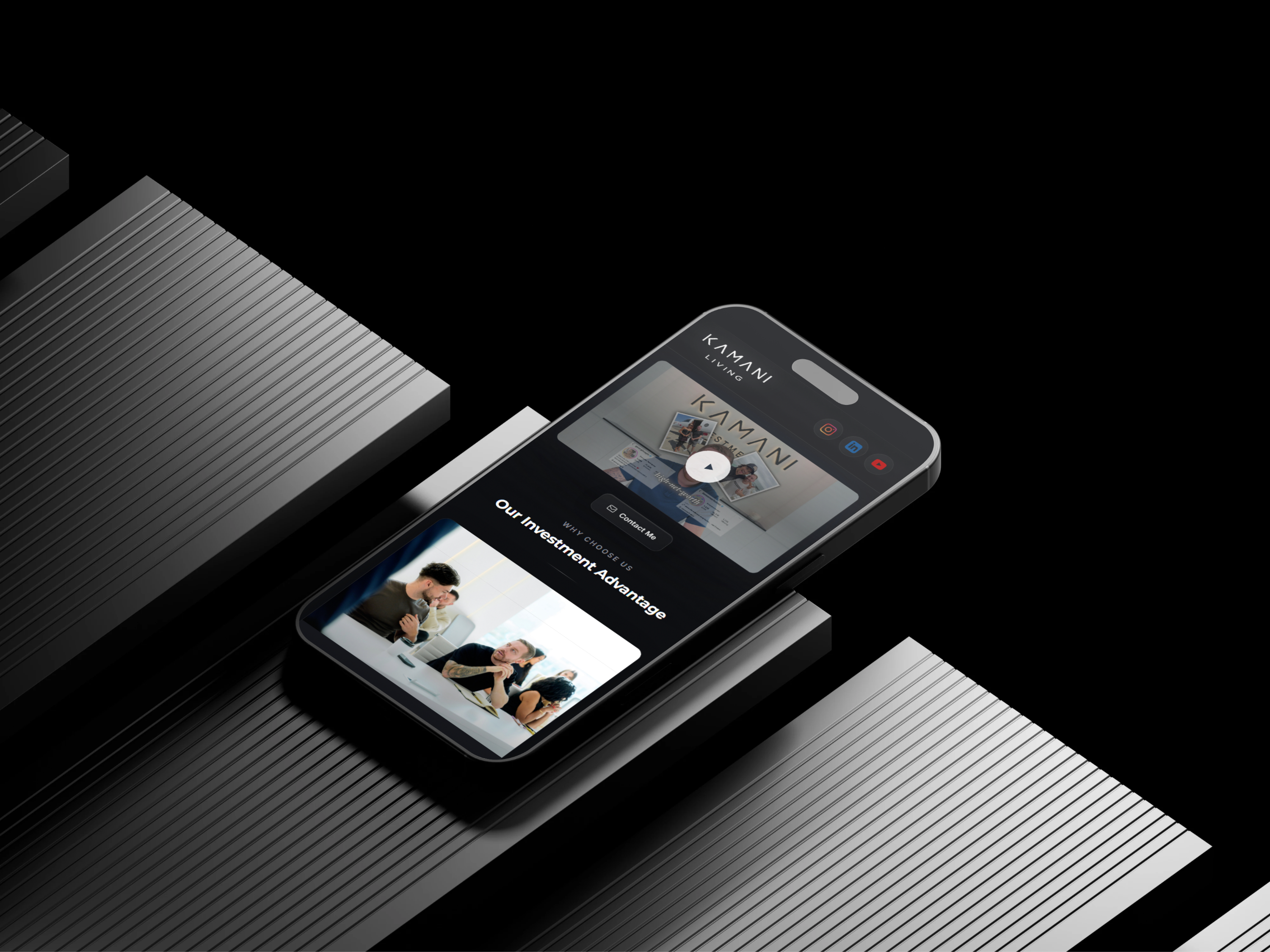 Kamani Living Mobile Website